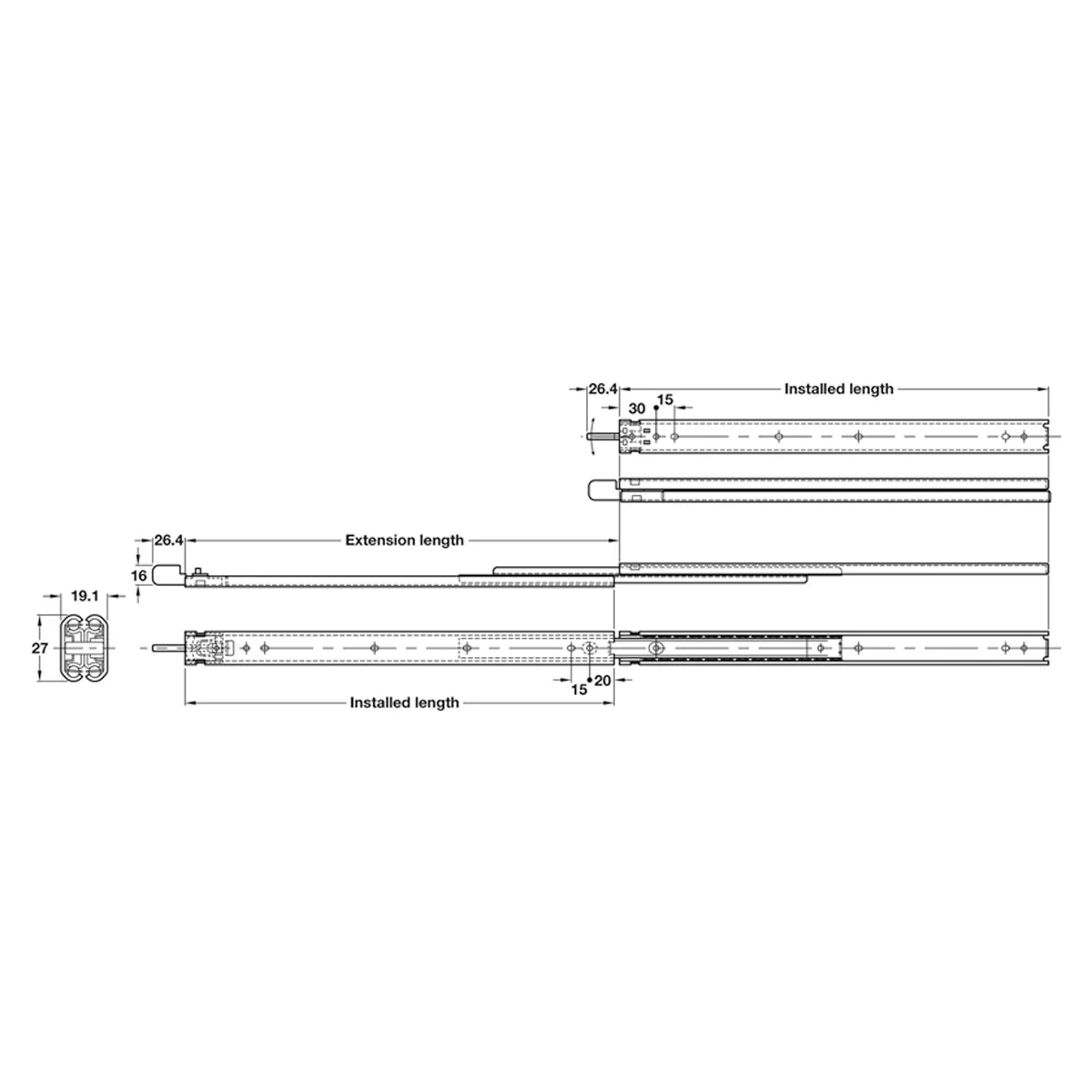 ACCURIDE2731CL RUN FE 23KG 200 BZP - Image 2