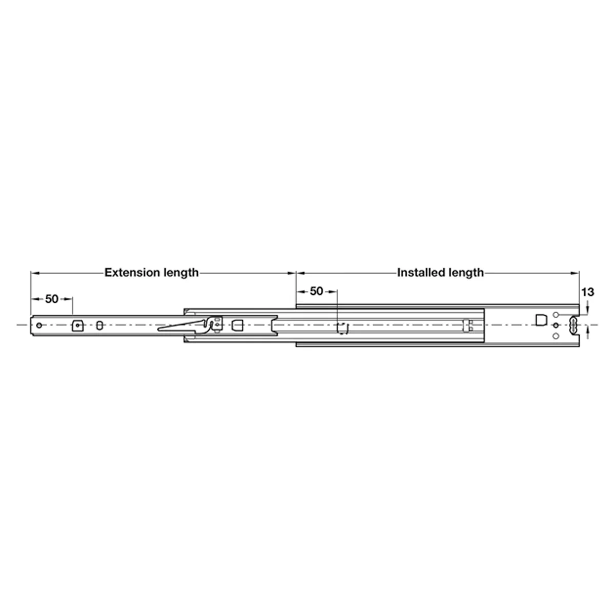 ACCURIDE3320-50 RUN FE 59KG 450 BZP - Image 2