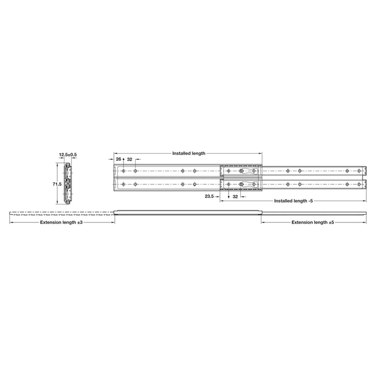 ACCURIDE6026 2WAY SE 95KG 450 BZP - Image 2