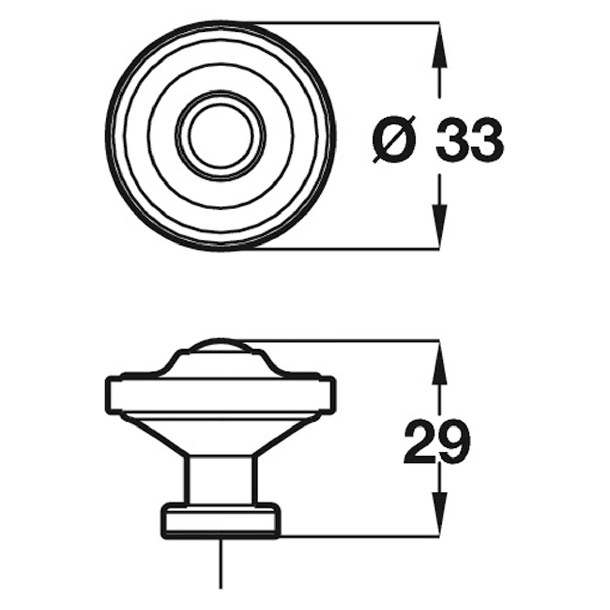 ARIEL KNOB D33x29 ZA/PEW - Image 2
