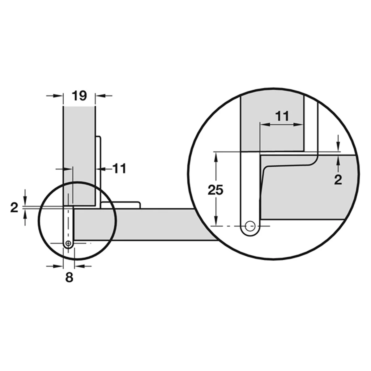 AXIMAT PIVOT HINGE CUP QUICK - Image 2