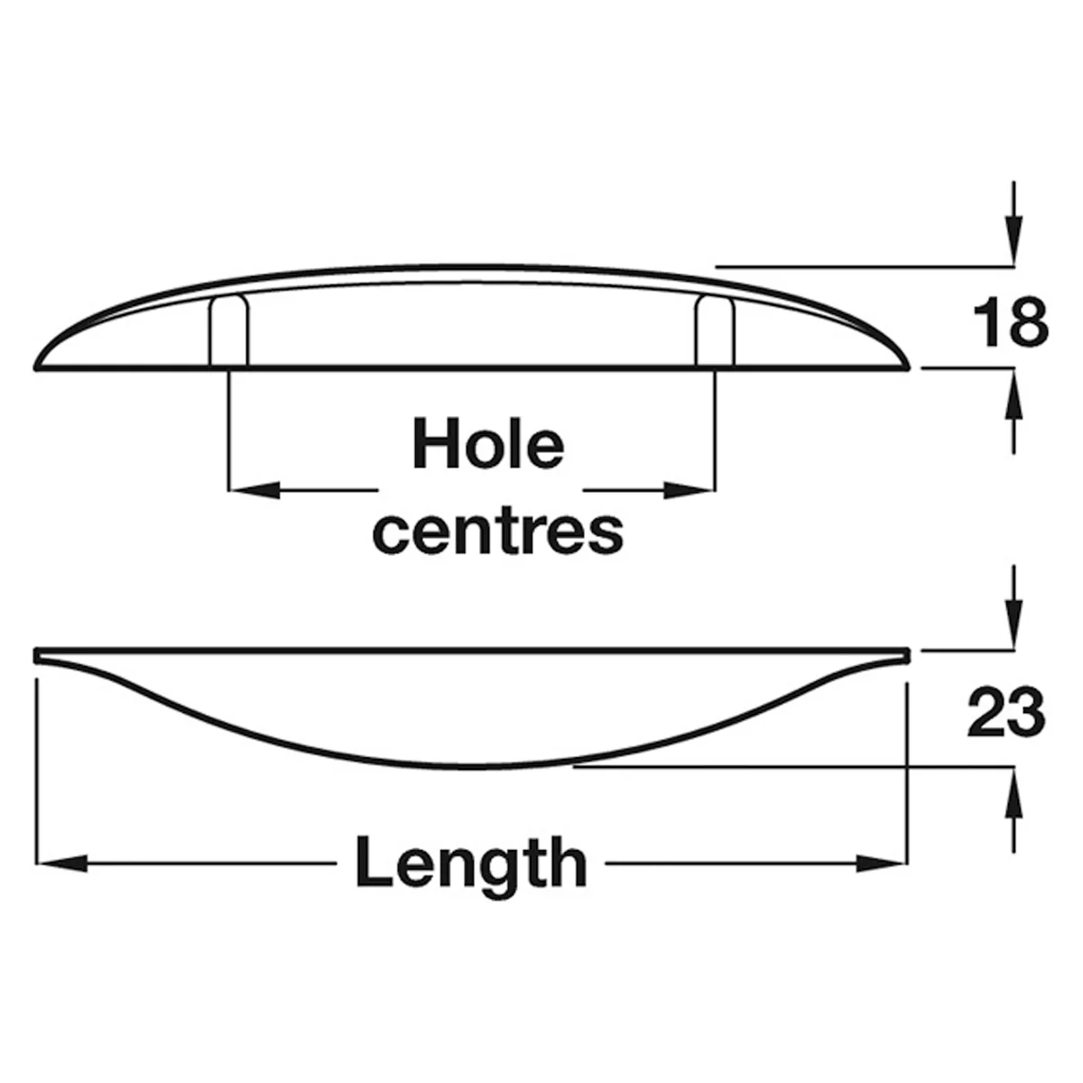 AZALEA PULL HANDLE 96HC ZA/MNI - Image 2