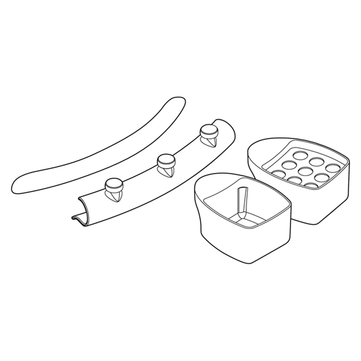 BATHROOM ACCESSORY KIT BLUE - Image 2