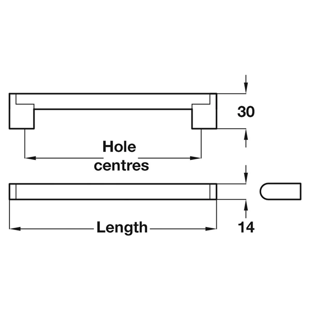 BEULAH BAR HANDLE 209HC ZA/STST - Image 2