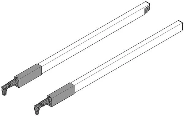 BLUM ANTARO GALLERY RAIL 270 WHI PR