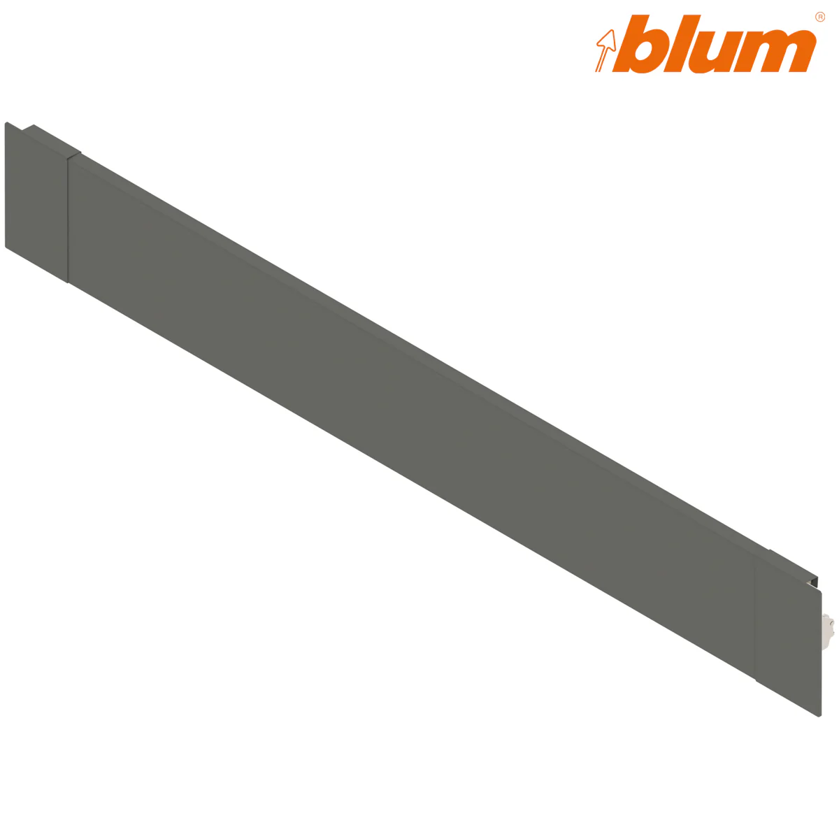 BLUM LEGRABOX FRONT PIECE-GALLERY RAIL 0800 OGY