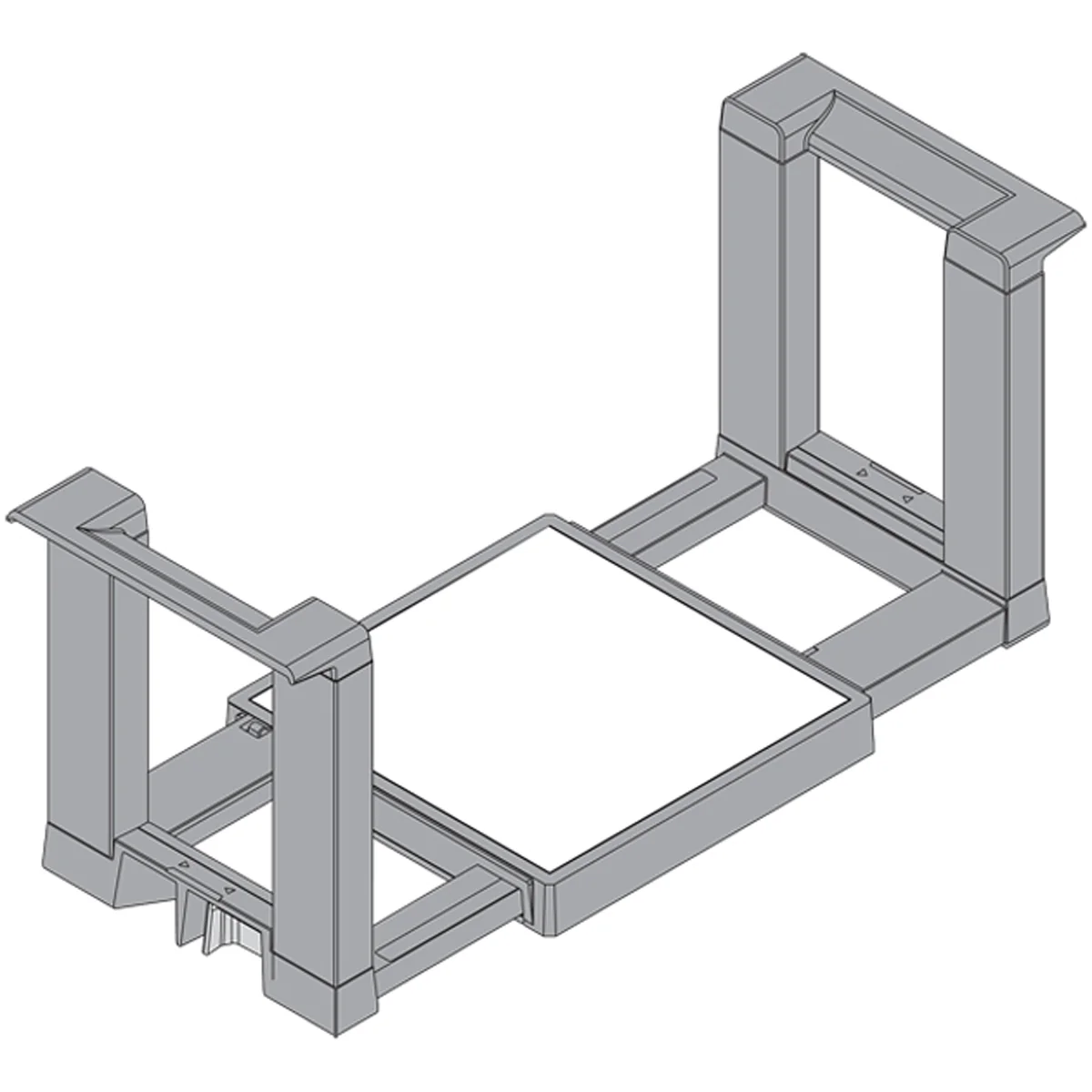 BLUM LEGRABOX ORGALINE PLATE HOLDER 171x151x262-420 OGM - Image 2