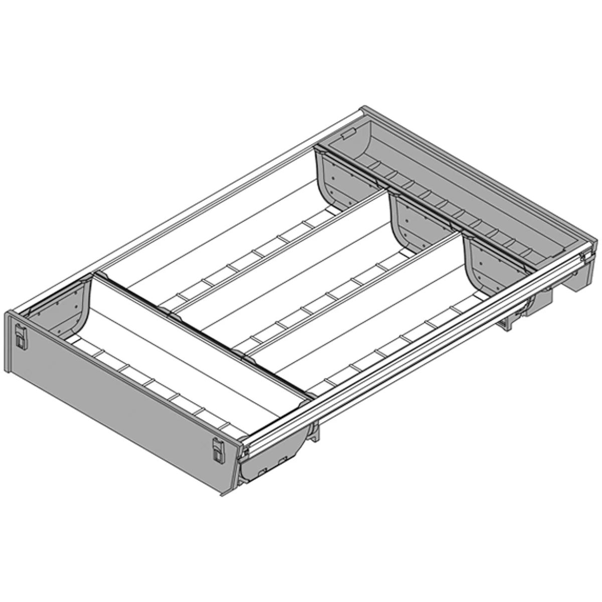 BLUM ORGALINE CUTLERY INSERT 450x280 DGY - Image 2