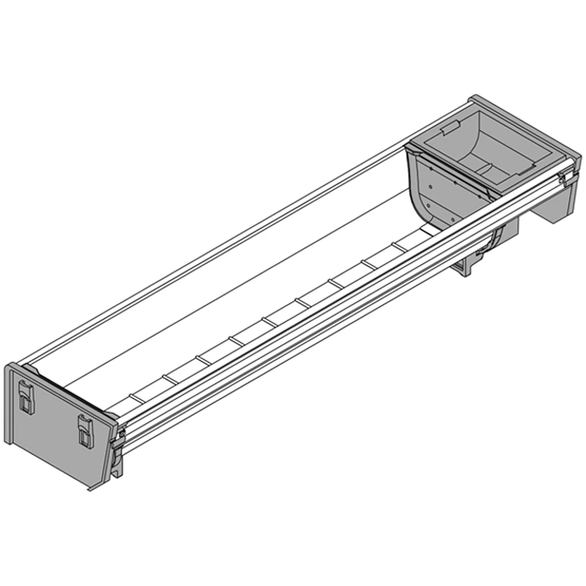 BLUM ORGALINE CUTLERY TRAY 450x103 DGY - Image 2