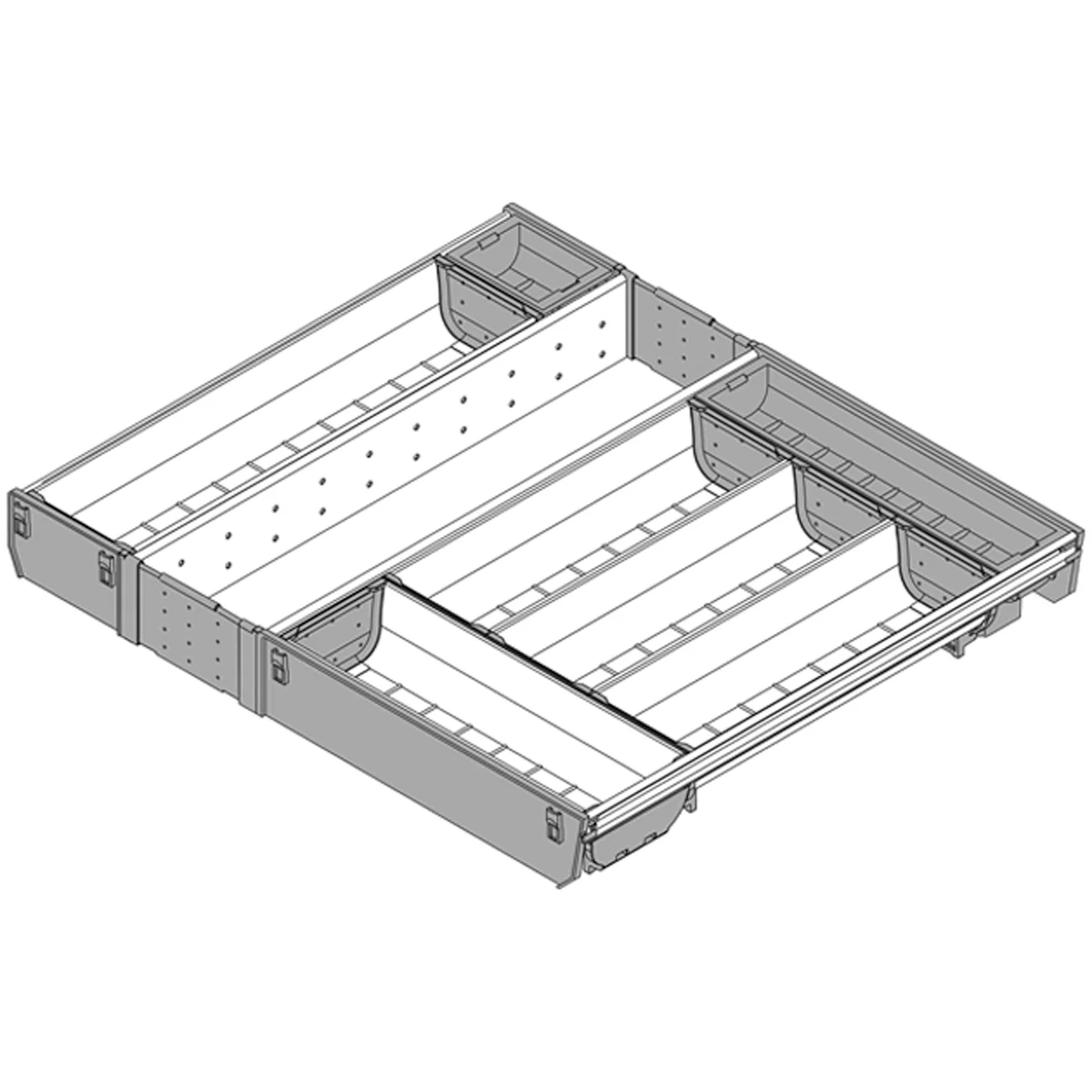 BLUM ORGALINE CUTLERY TRAY 450x600 DGY - Image 2