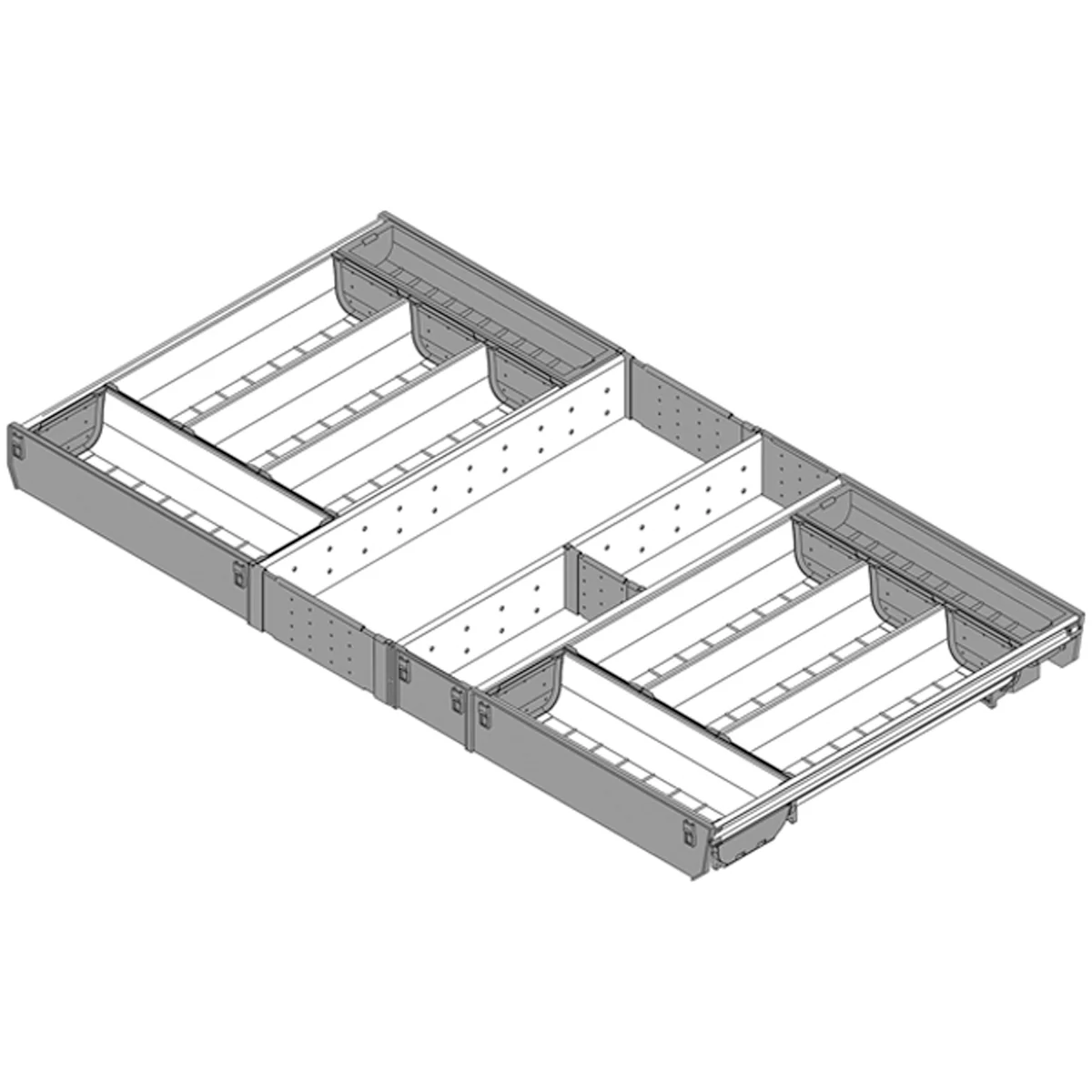 BLUM ORGALINE CUTLERY TRAY 450x900 DGY - Image 2
