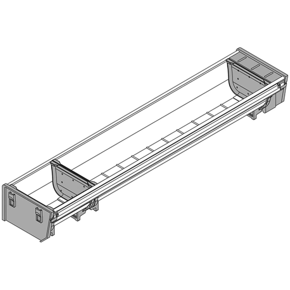 BLUM ORGALINE CUTLERY TRAY 500x103 DGY - Image 2