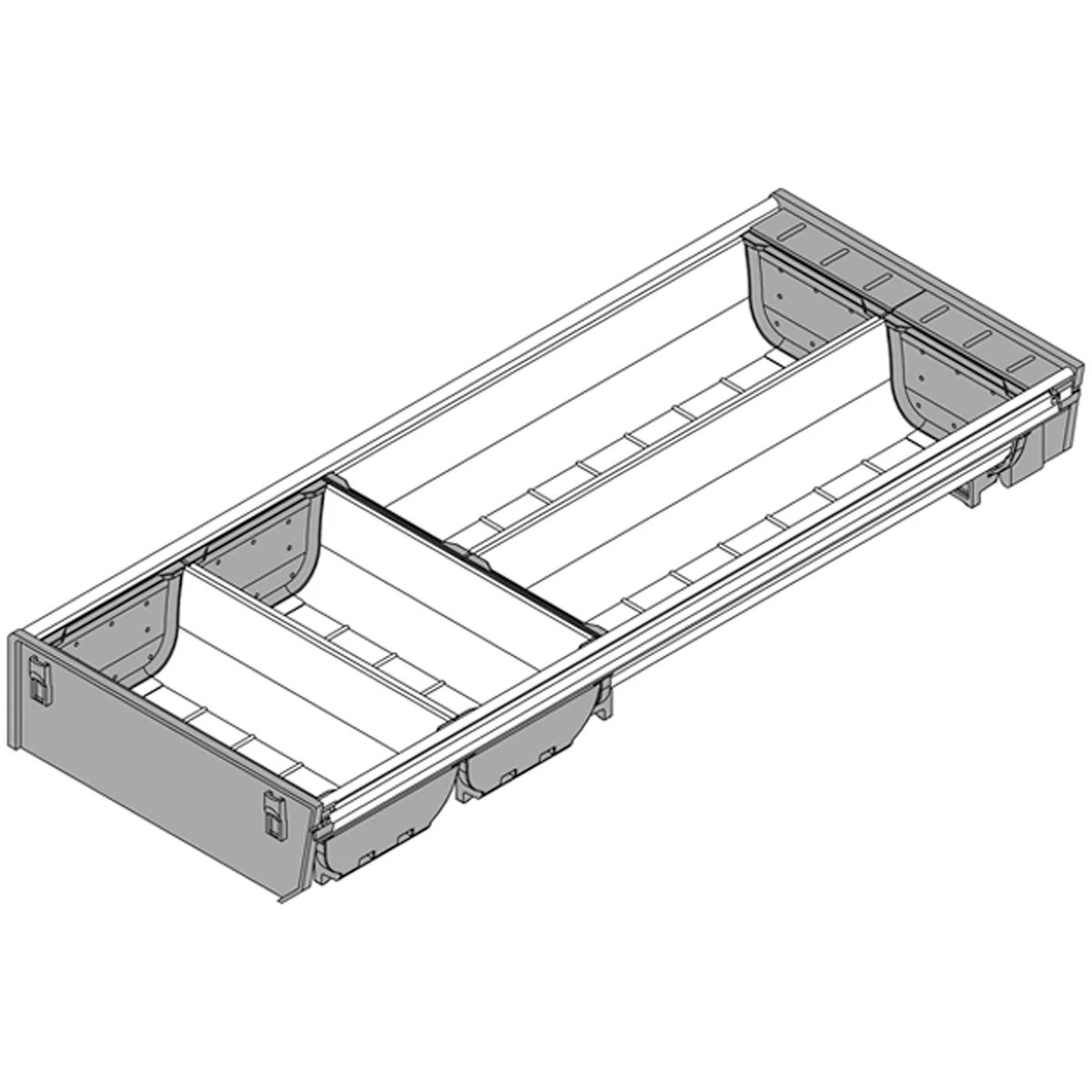 BLUM ORGALINE CUTLERY TRAY 500x192 DGY - Image 2
