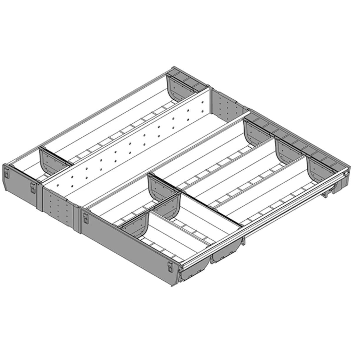 BLUM ORGALINE CUTLERY TRAY 500x600 DGY - Image 2