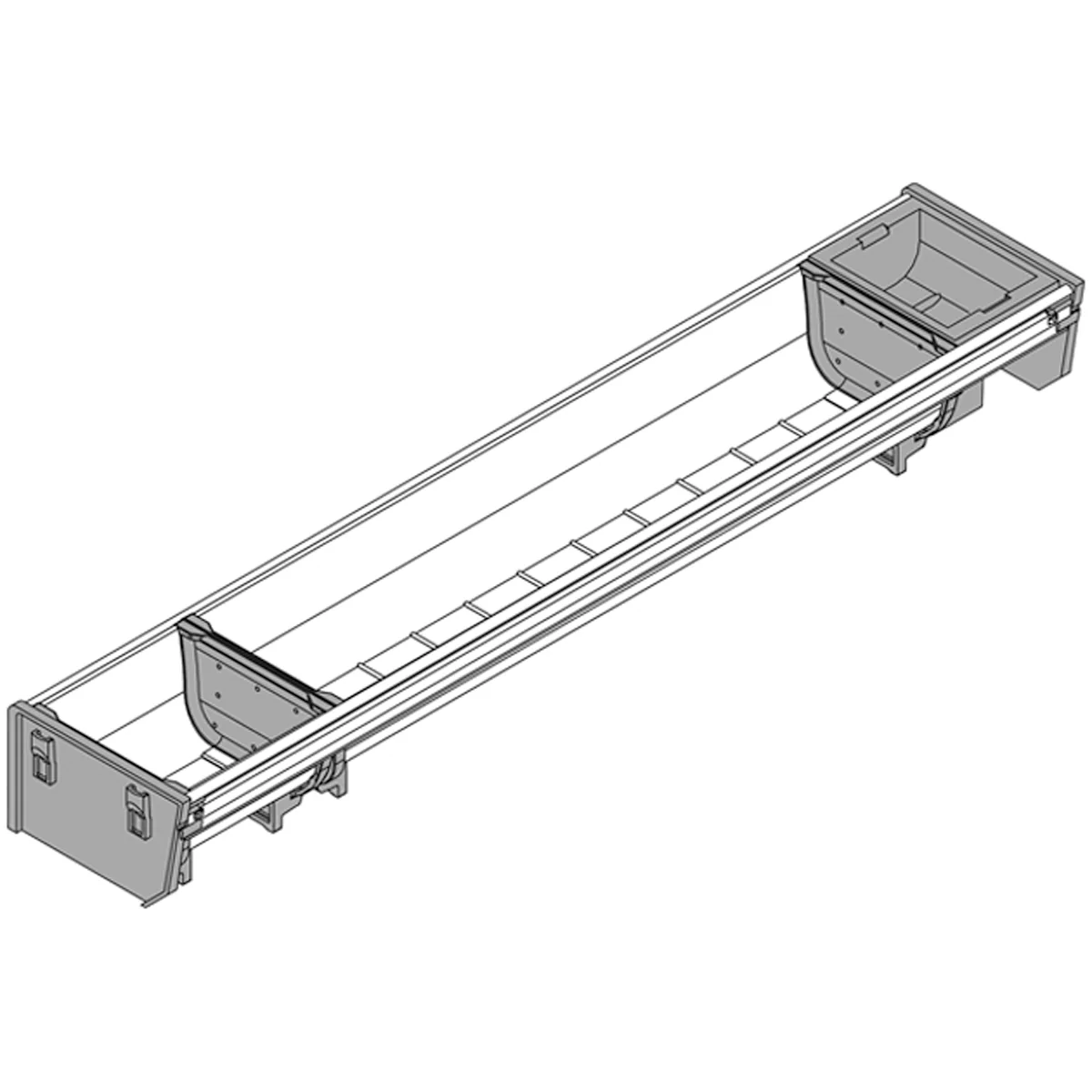 BLUM ORGALINE CUTLERY TRAY 550x103 DGY - Image 2