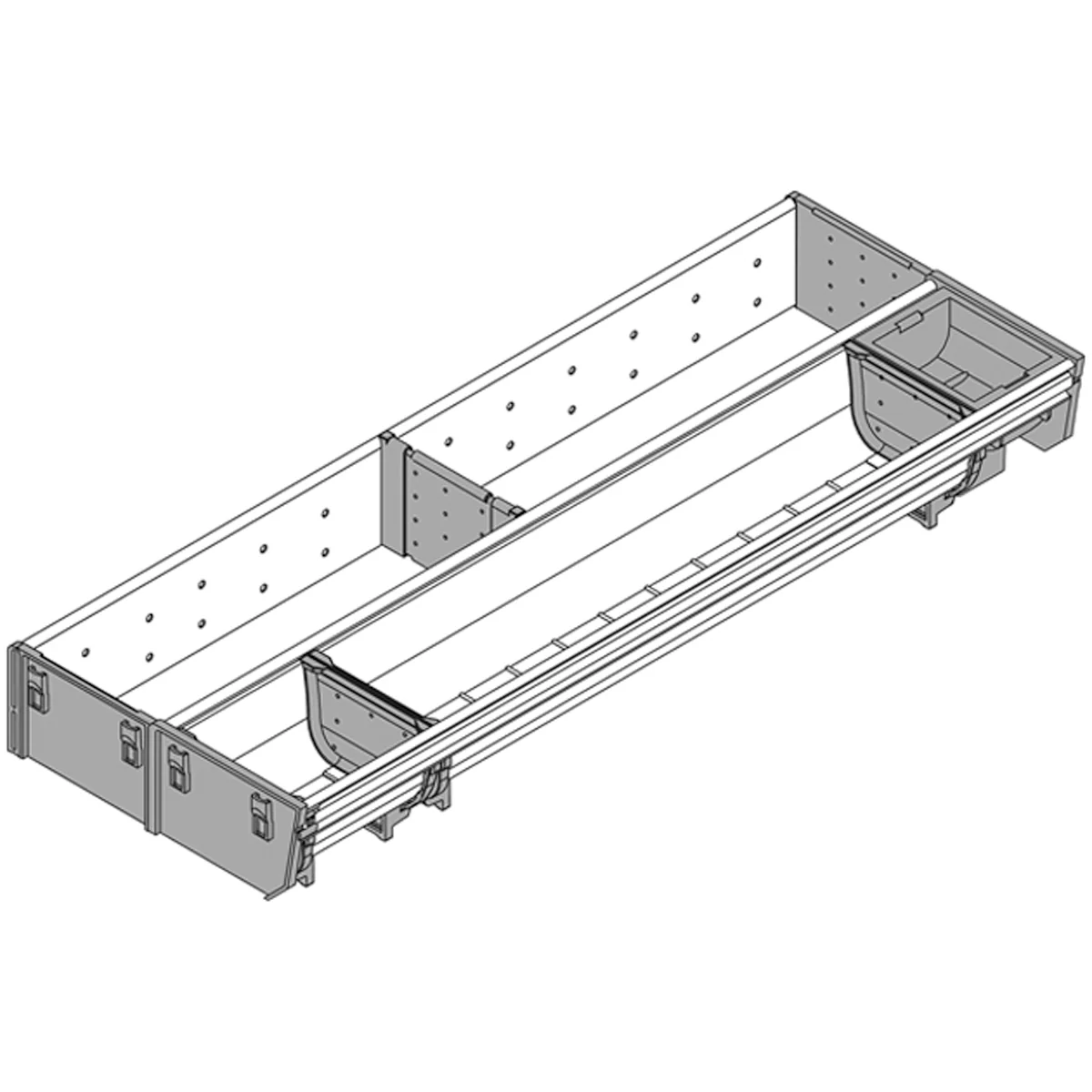 BLUM ORGALINE CUTLERY TRAY 550x200 BSS - Image 2