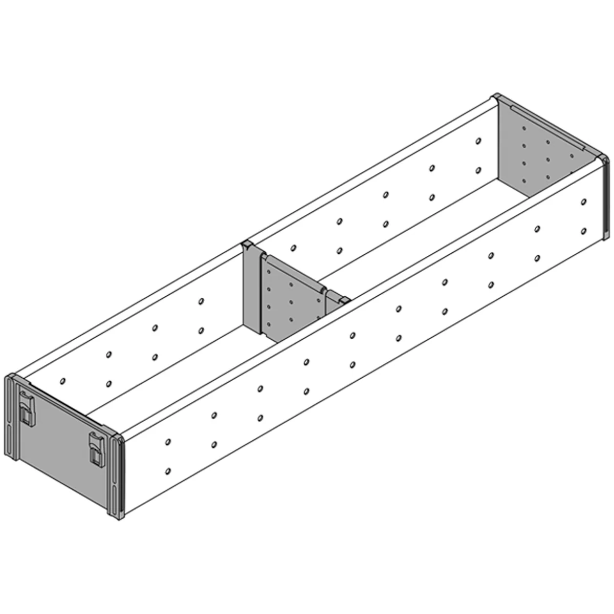 BLUM ORGALINE UTENSIL DIVIDER 105x450 STST - Image 2