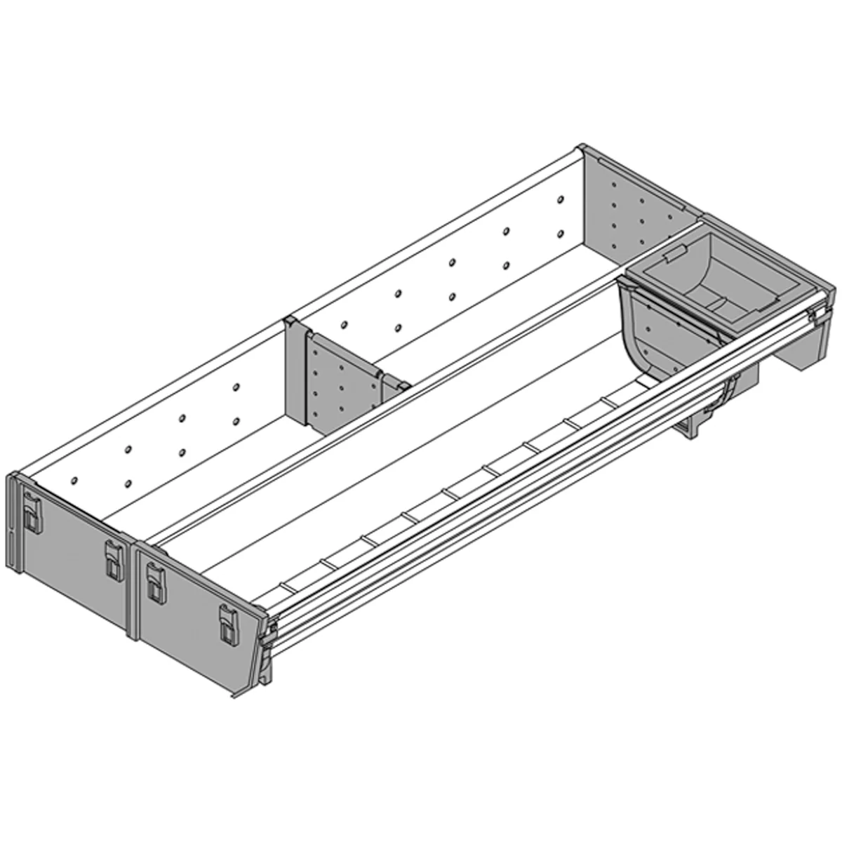 BLUM ORGALINE UTENSIL DIVIDER 200x450 STST - Image 2