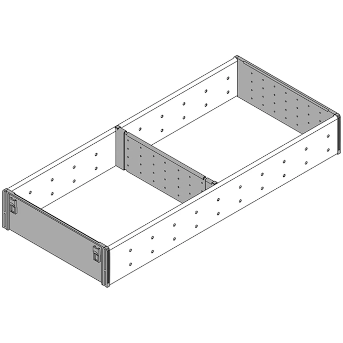 BLUM ORGALINE UTENSIL DIVIDER 450x194 DGY - Image 2