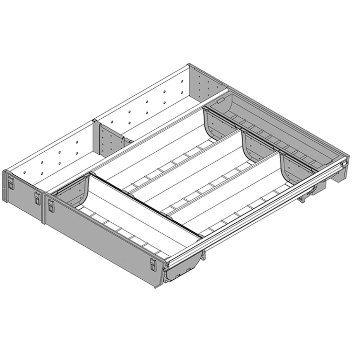 BLUM ORGALINE UTENSIL DIVIDER 450x377 DGY - Image 2