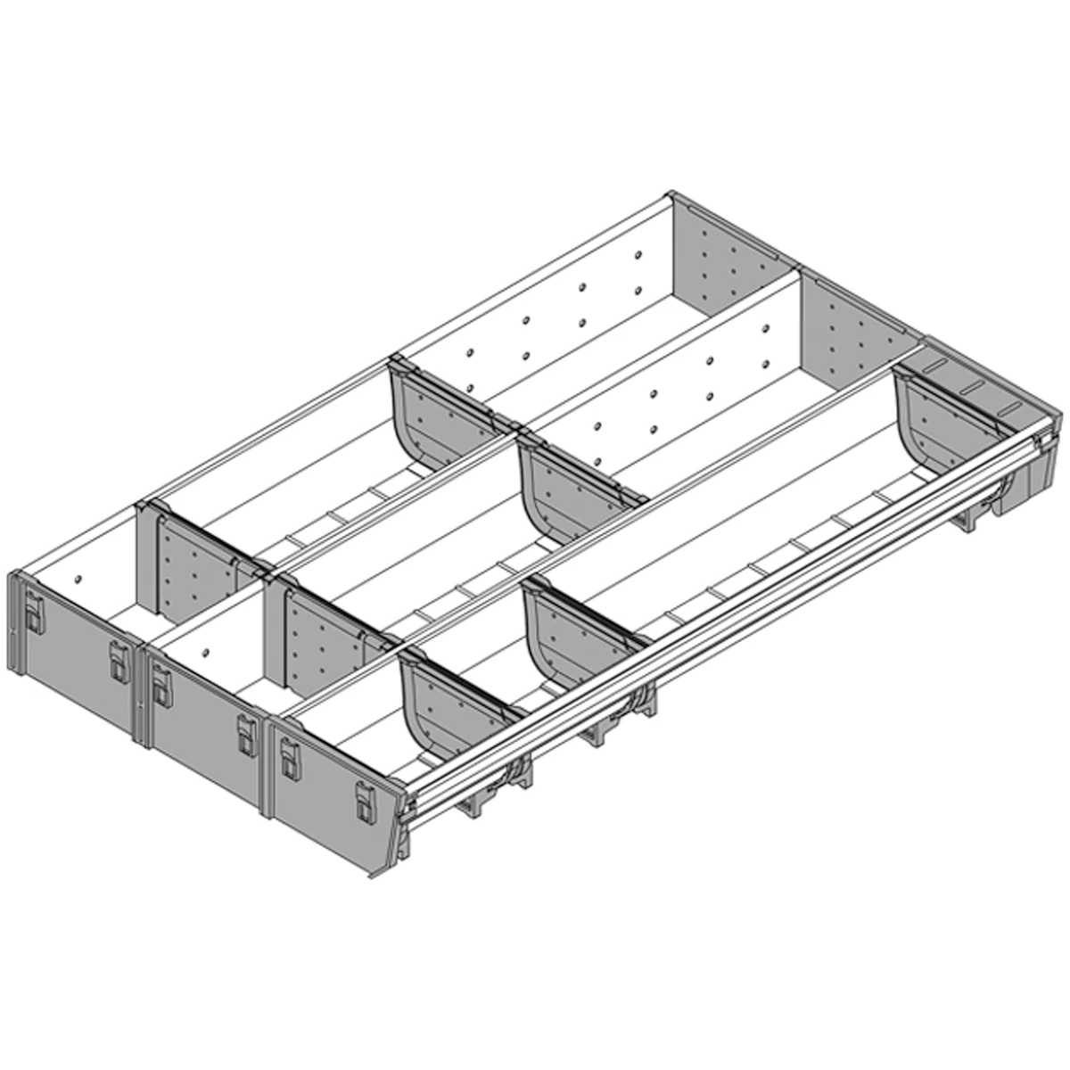 BLUM ORGALINE UTENSIL DIVIDER 500x297 DGY - Image 2