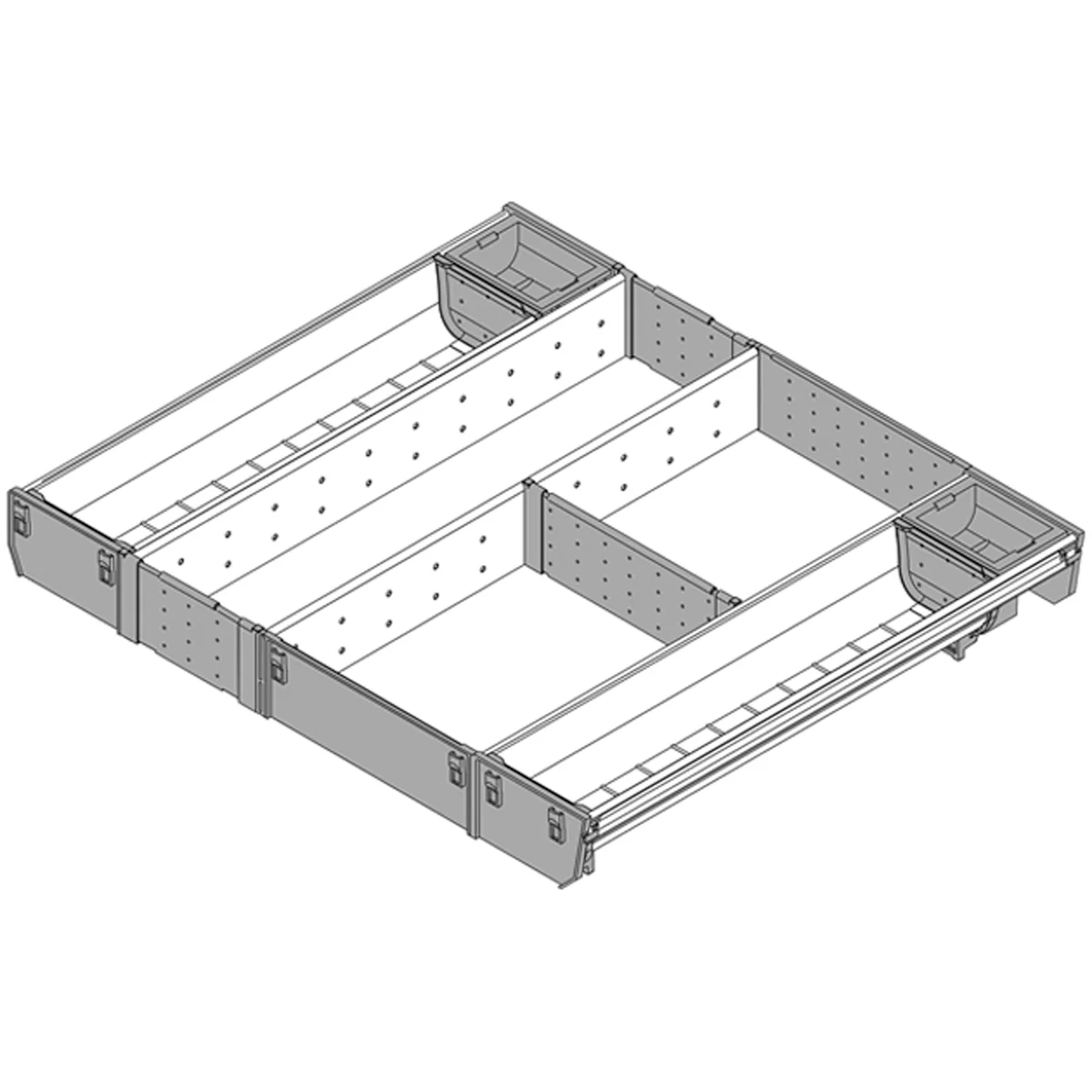 BLUM ORGALINE UTENSIL TRAY 450x600 DGY - Image 2
