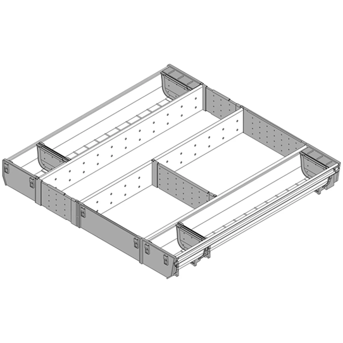 BLUM ORGALINE UTENSIL TRAY 500x600 DGY - Image 2