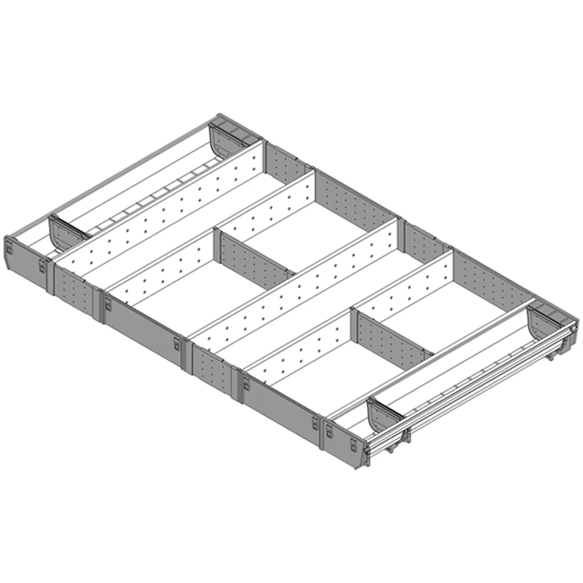 BLUM ORGALINE UTENSIL TRAY 500x900 DGY - Image 2