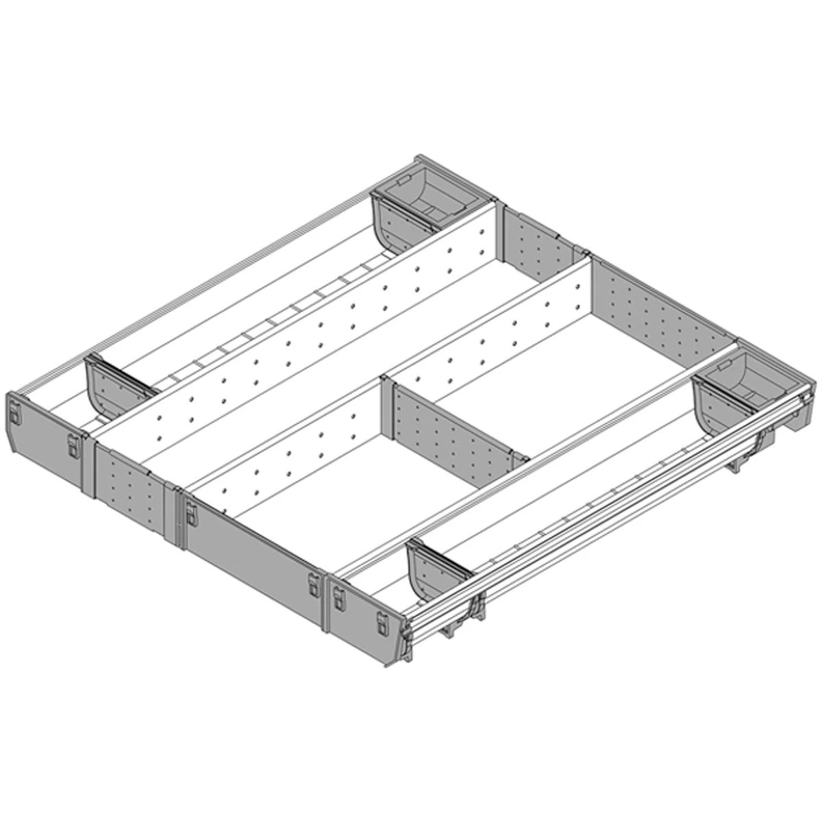 BLUM ORGALINE UTENSIL TRAY 550x600 DGY - Image 2