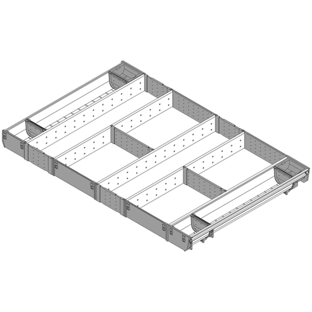 BLUM ORGALINE UTENSIL TRAY 550x900 DGY - Image 2