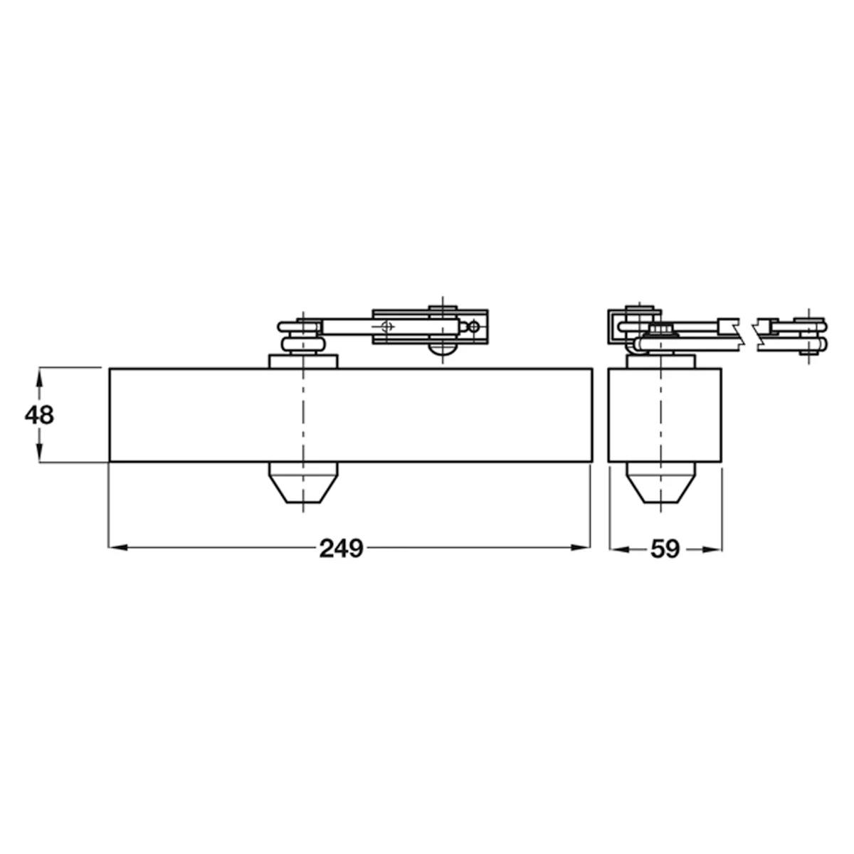 BRITON 2003E OVERHEAD DOOR CLOSER - Image 2