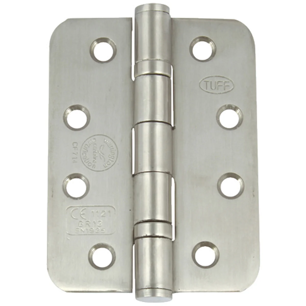 BUTT HINGE BB 102x76 RAD SSS