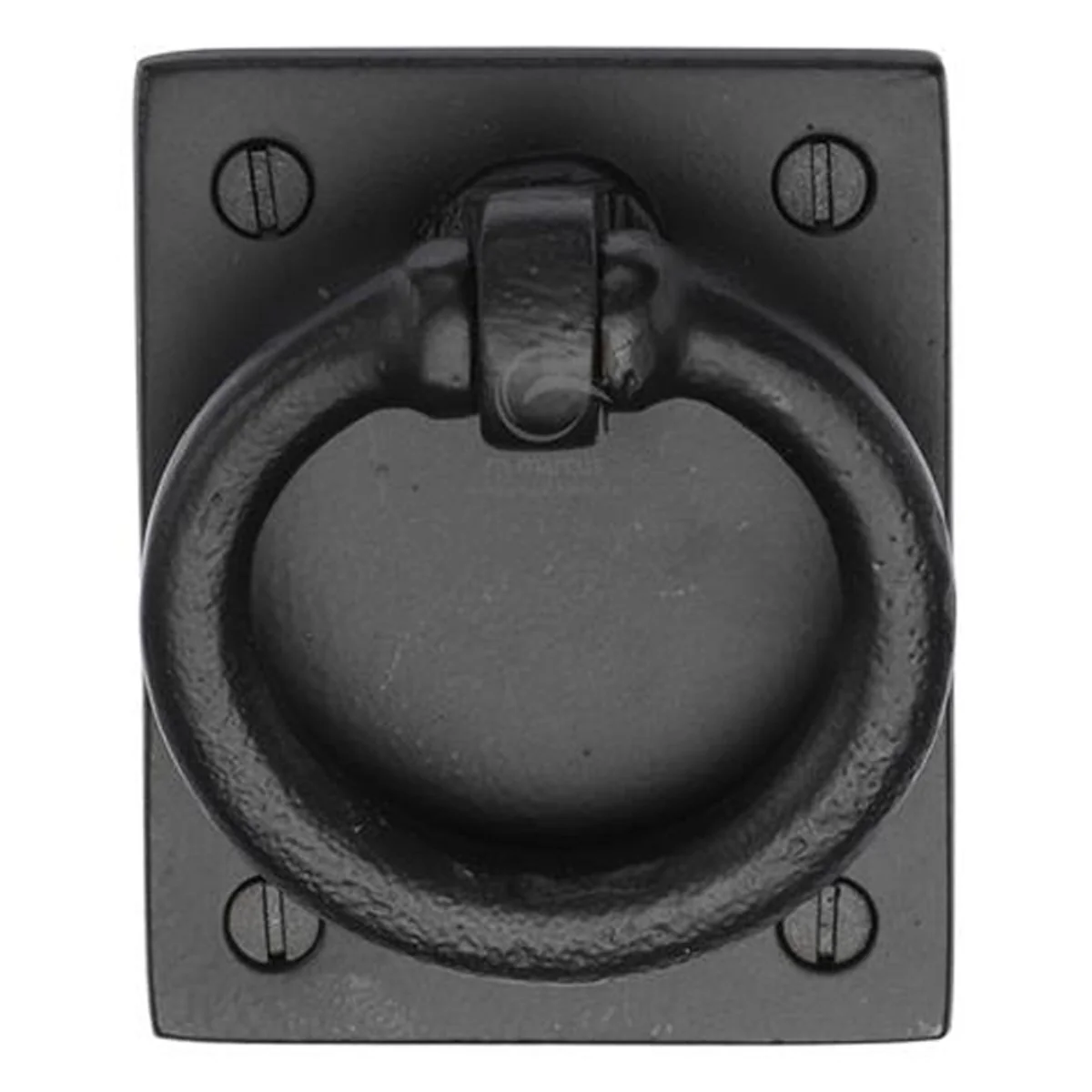 CABINET RING DROP PULL 65x50x25 BLK