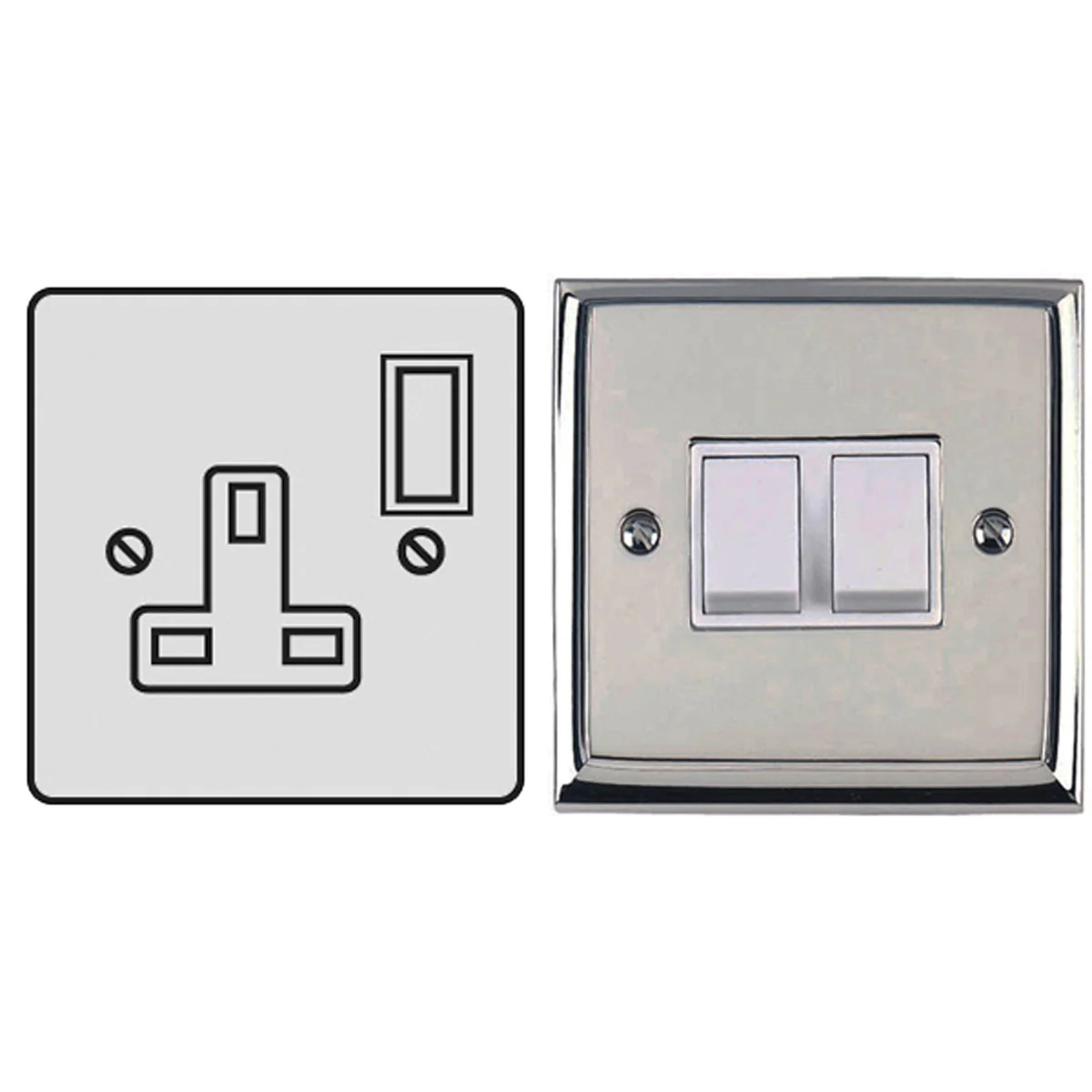 CON S/SOCKET 13A SNG EDC/BLK