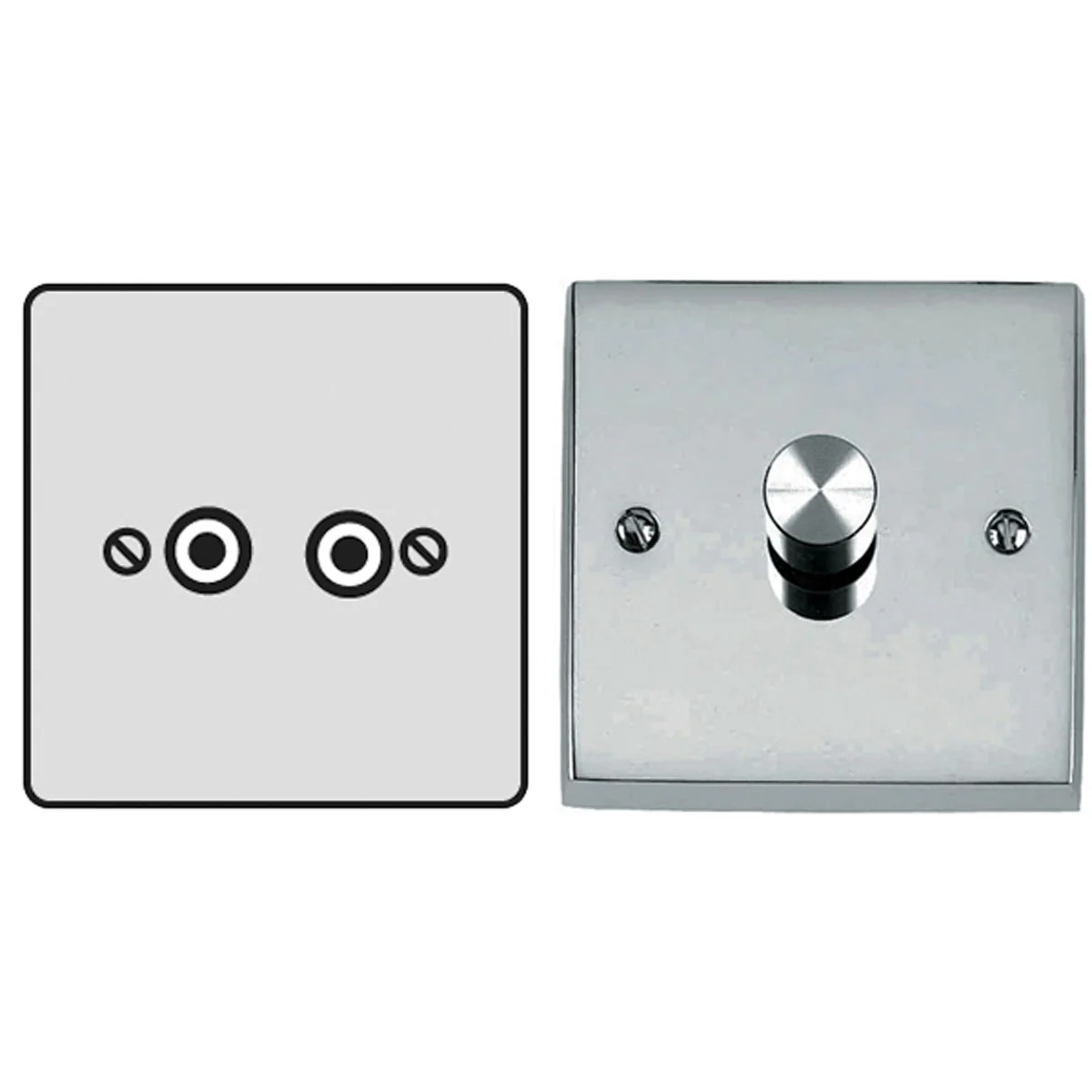 CON SAT/TV SOCKET PCP/WHI