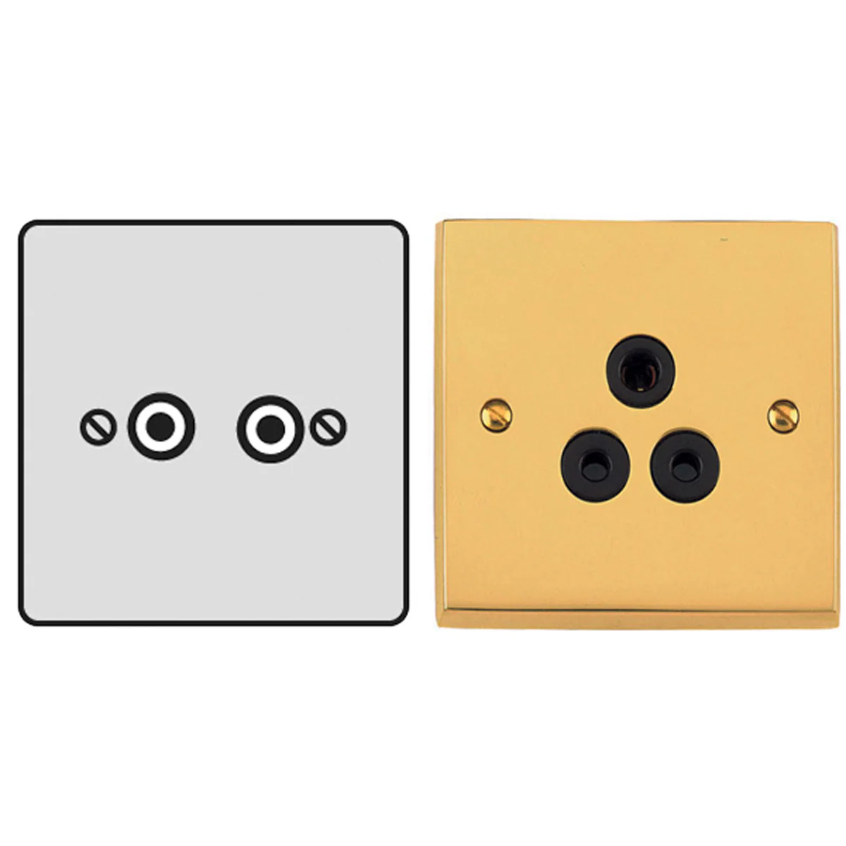 CON SAT/TV SOCKET VIC/BLK