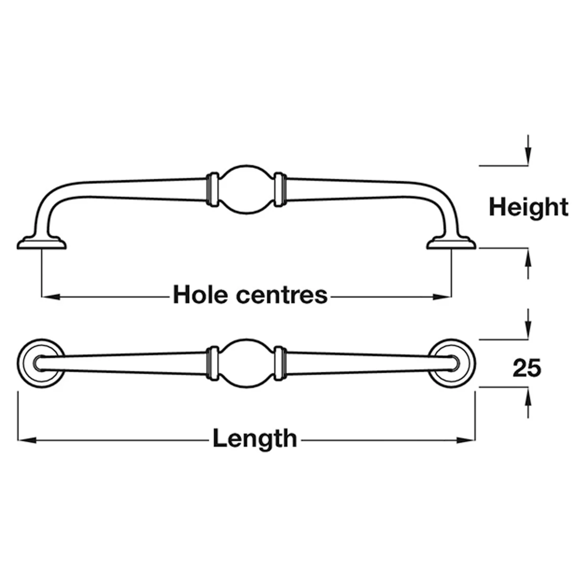 CROMWELL D HANDLE 224HC 252 CI/NAT - Image 2