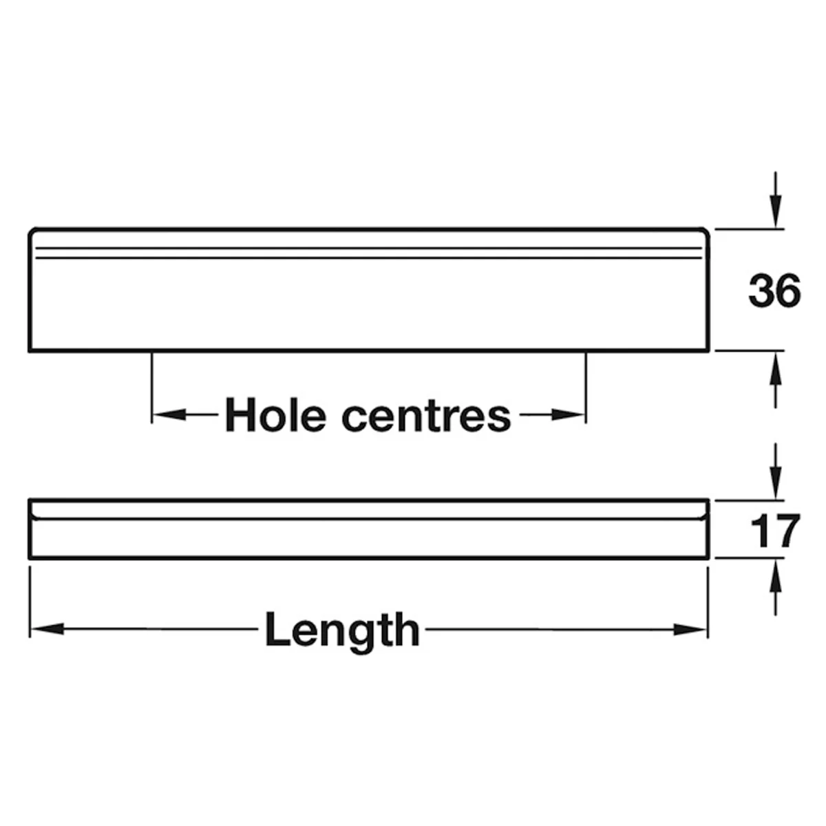 CURVE PROFILE HANDLE 32HC ALU/SSE - Image 2