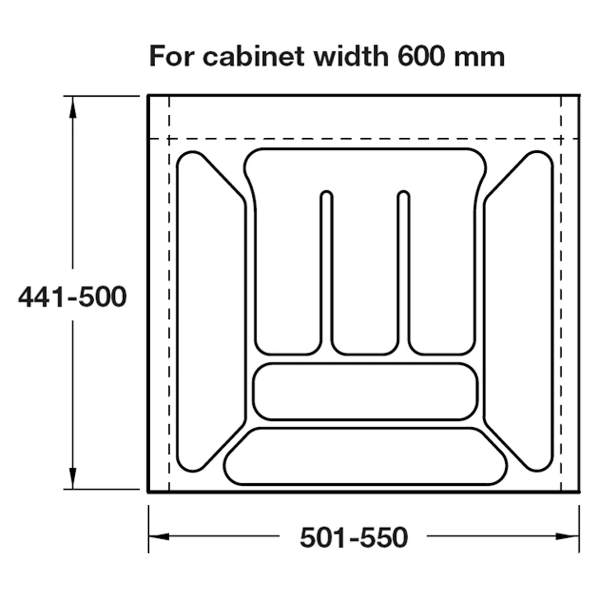 CUTLERY INSERT 600 441-500 PL/CWI - Image 2