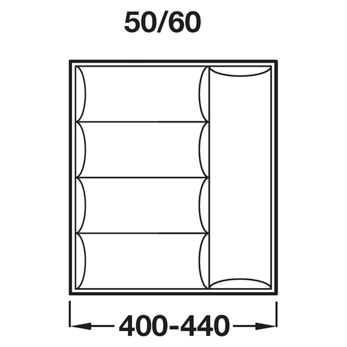 CUTLEY INSERT 50/60 440-490 PL/SIL - Image 2