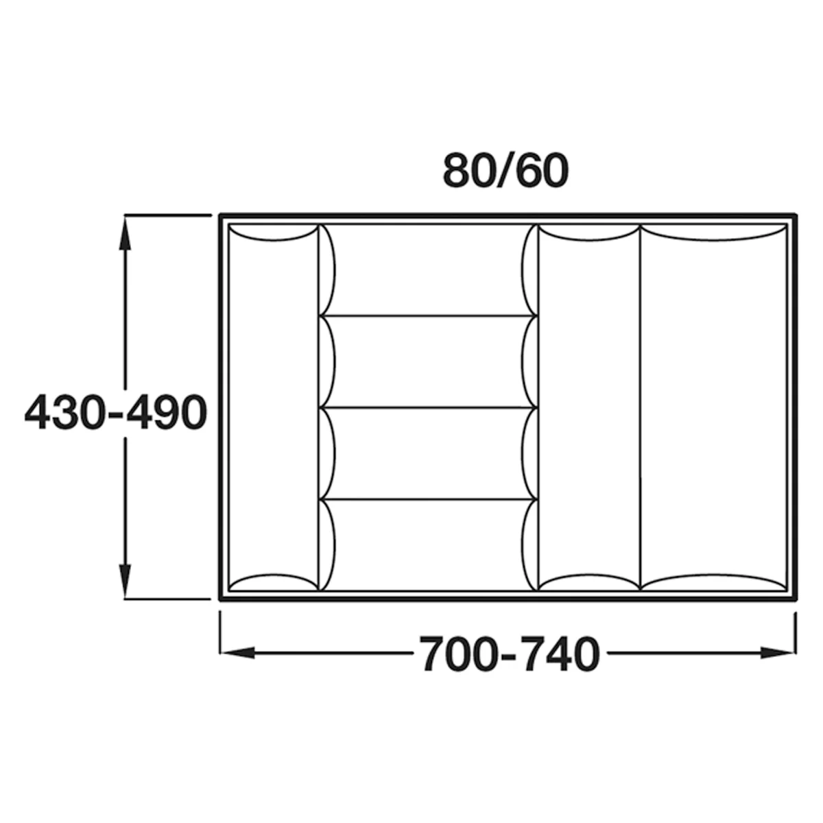 CUTLEY INSERT 80/60 440-490 PL/SIL - Image 2