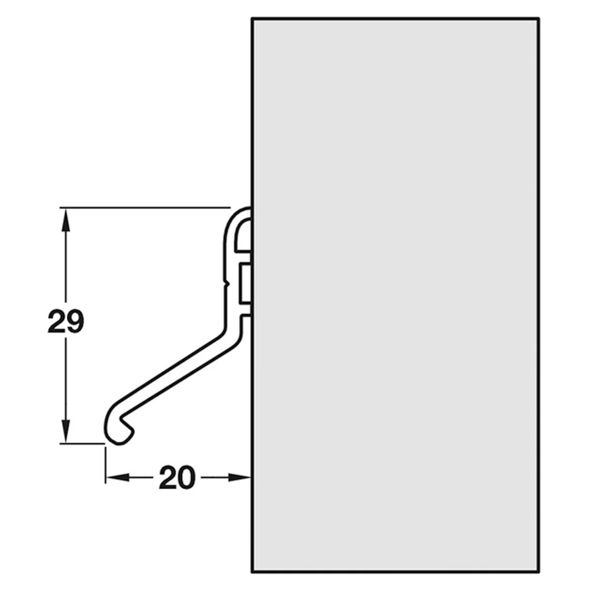 DEFLECTOR 20 914x20x29 GOLD - Image 2