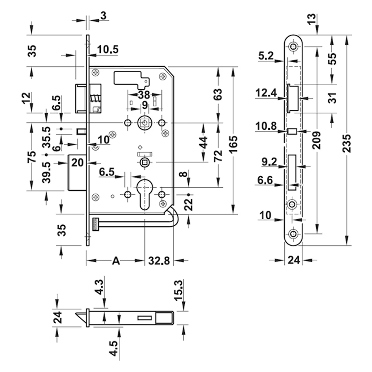 DIALOCK DT700/710 MRT DIN R OUT SSS - Image 2