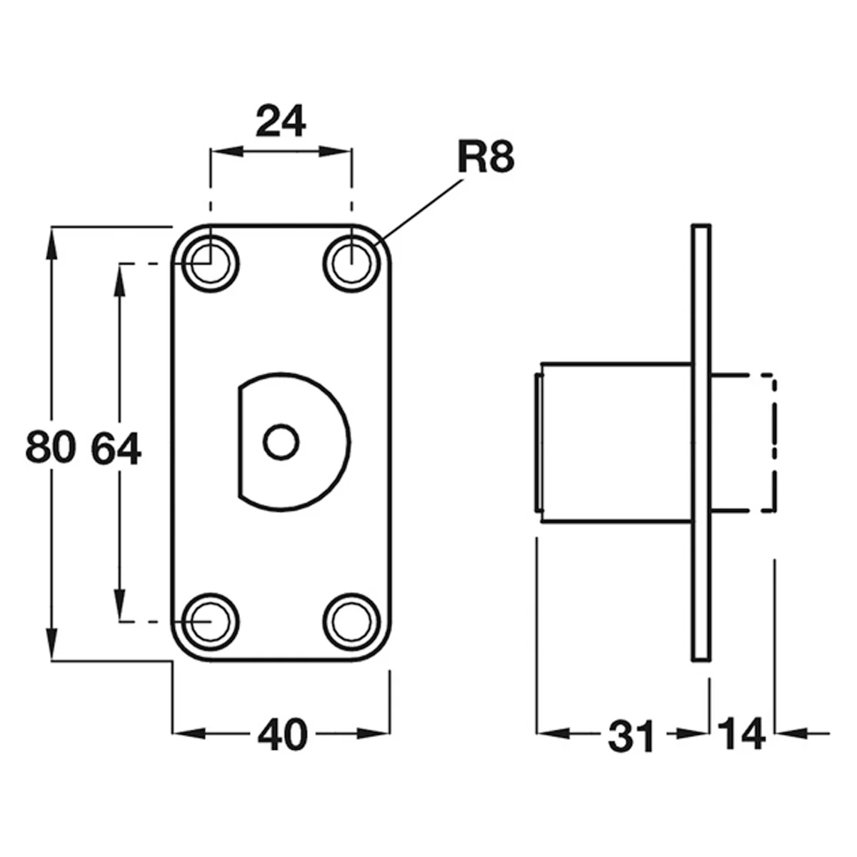 DISABLED EM RELEASE DOOR STOP SSS - Image 2