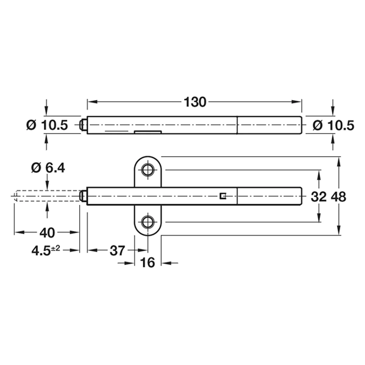 DOOR CATCH SCREW T3 26-48N D11x130 - Image 2
