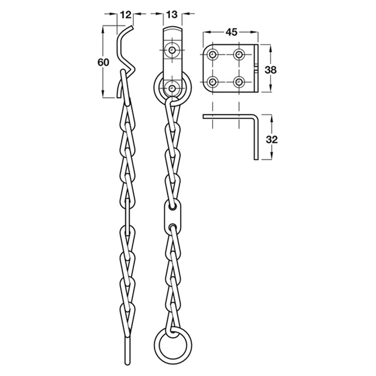DOOR CHAIN BRS/PCP - Image 2