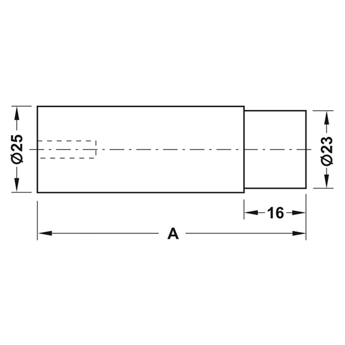 DOOR STOP WALL MOUNT D25x48 SSS/RB - Image 2