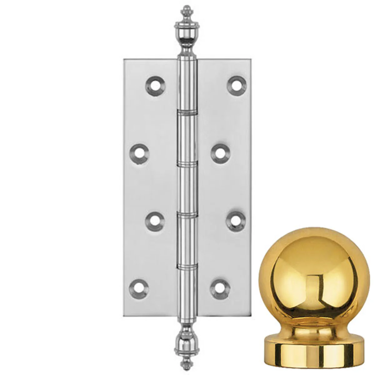 DPBW BUTT HINGE 152x75 BALL/BCP