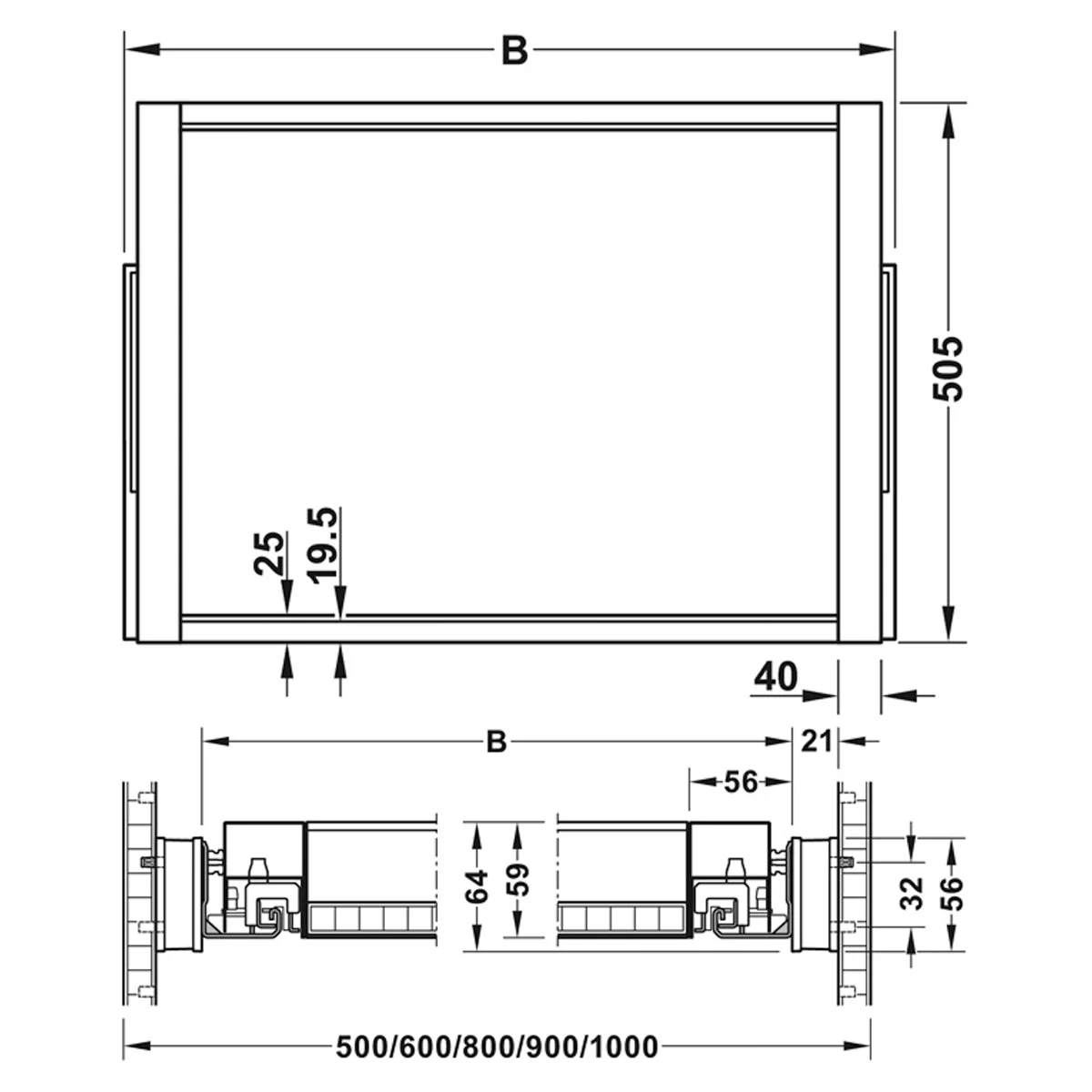 DRESSCODE PULL FRAME 16 0500 WHI - Image 2