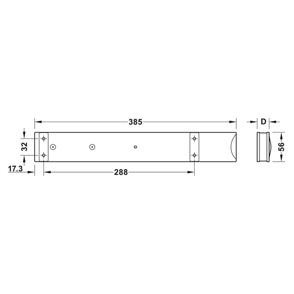 DRESSCODE PULL FRAME SPACER SLD WHI - Image 2